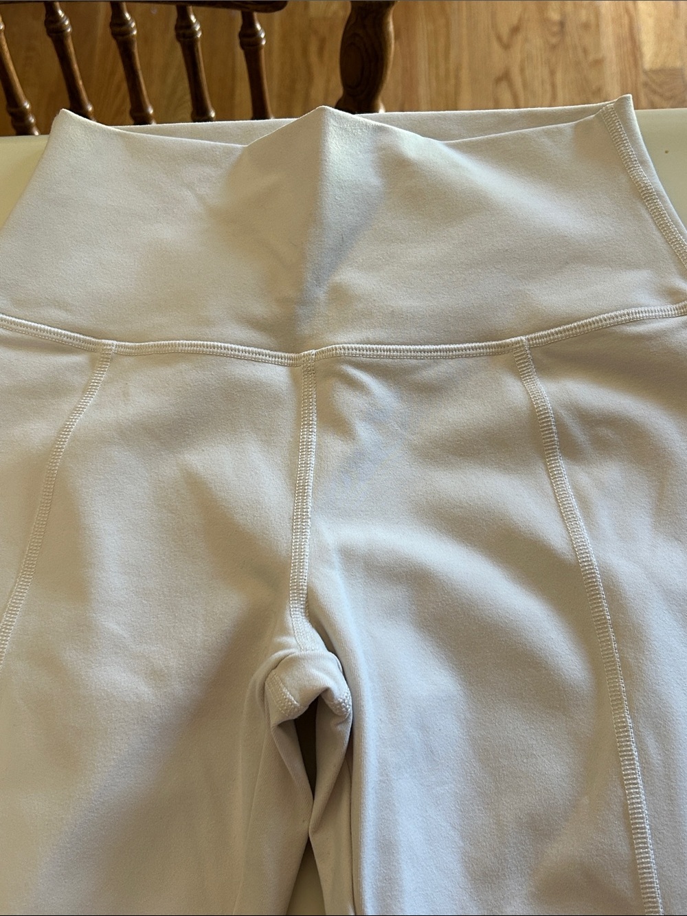 Alo small S High-Waist cream ivory Active Leggings - Picture 3 of 8